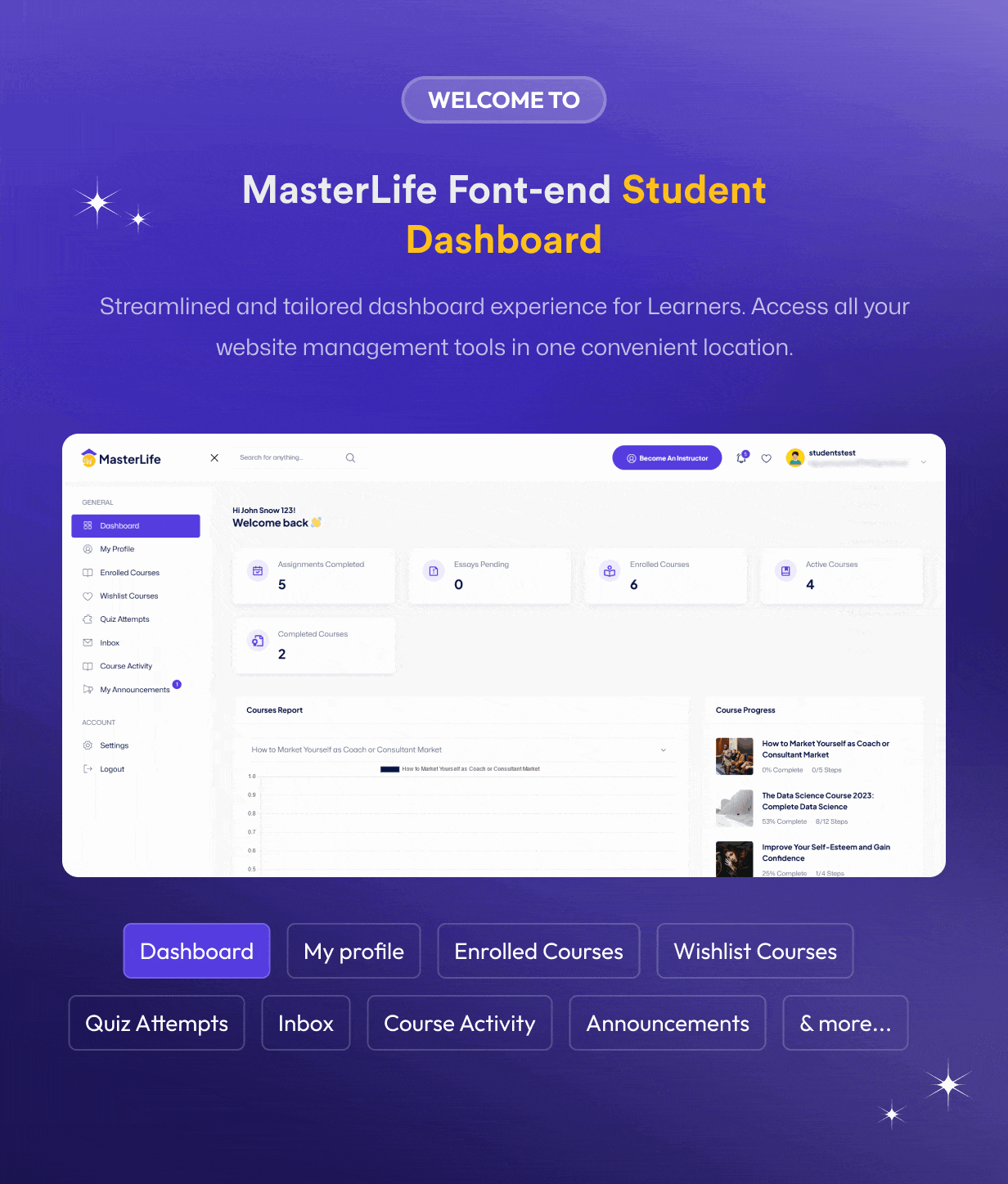 MasterLife – Bildung LMS und Online-Coaching-Kurse WordPress-Theme – 6